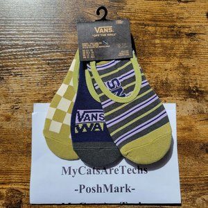 Vans Vans Logan Stripe Canoodle Green Olive Women's Size 6.5-10 (3 Pack) NICE!